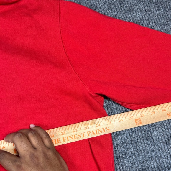 Nike Mens Pixelated Swoosh Fleece Hoodie Red HV0854-657 XL - Picture 6 of 7